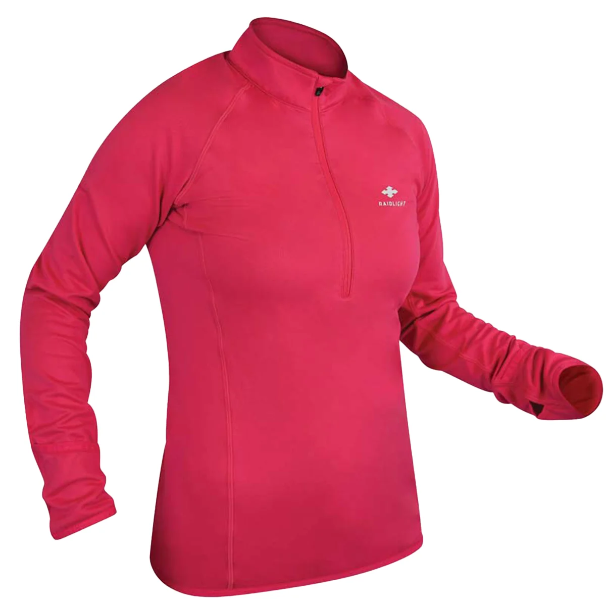 RAIDLIGHT WINTERTRAIL LS TOP W RASPBERRY  - Trail running T-shirt