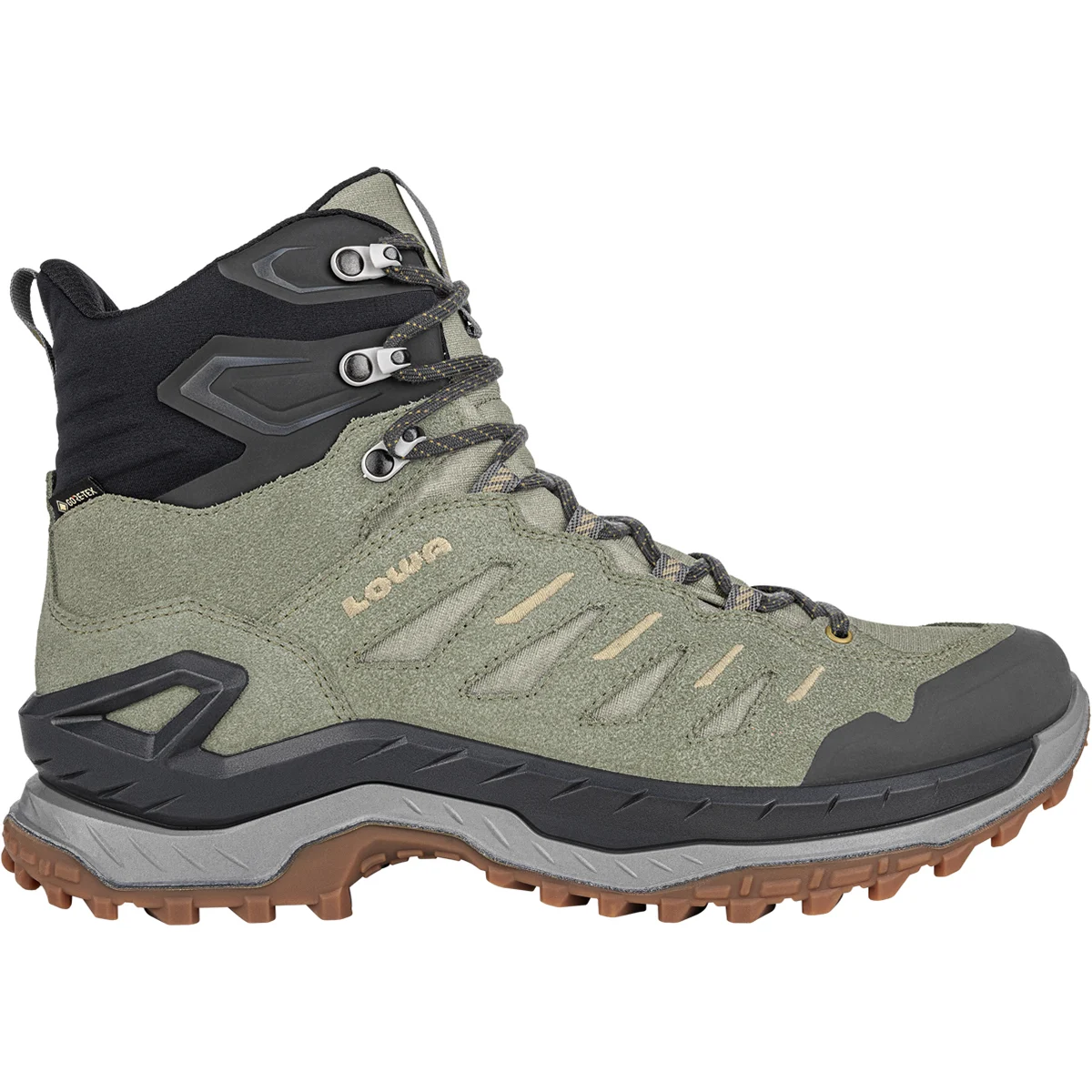 LOWA INNOVO GORE-TEX MID SEAWEED/DUNE  - Mid-rise hiking boot