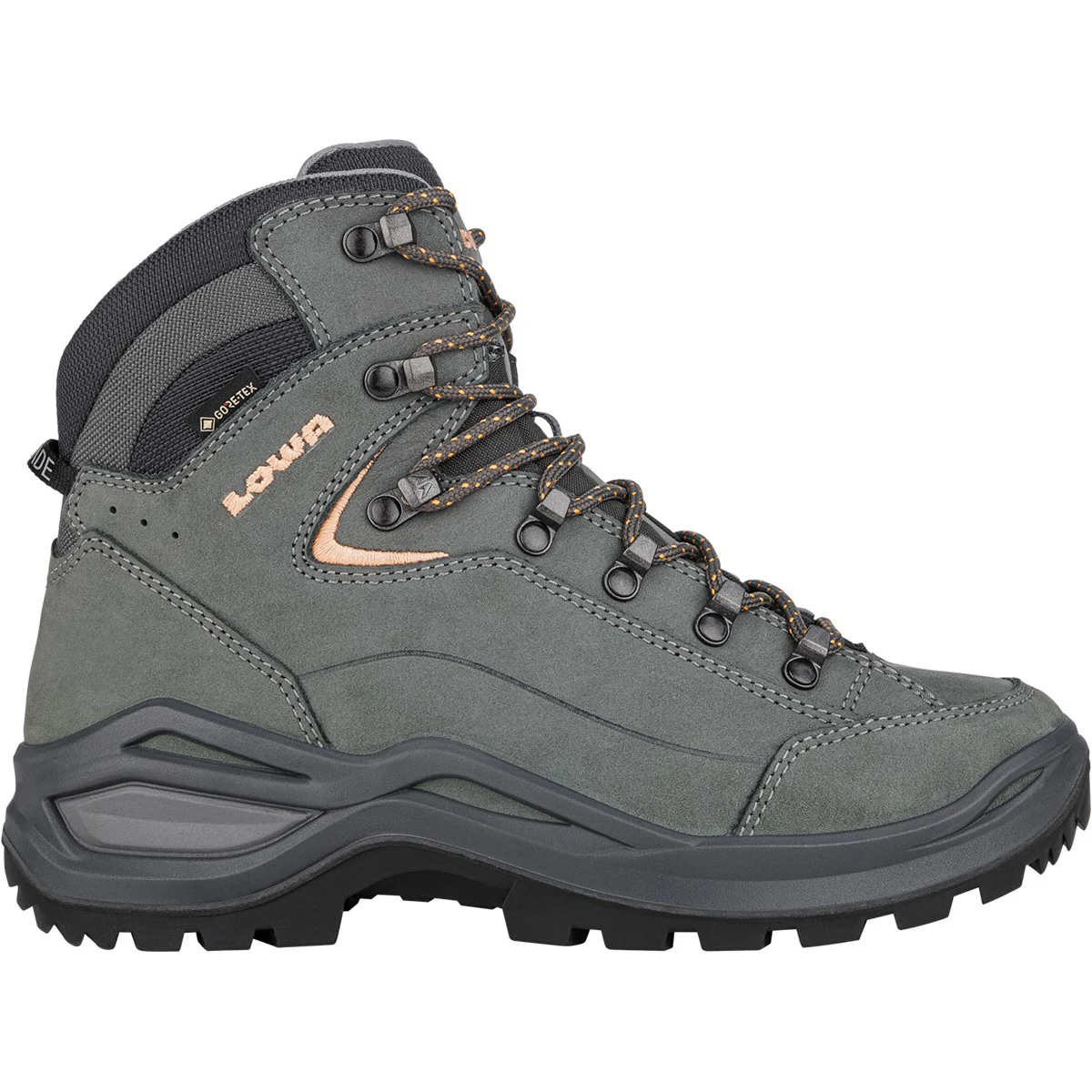 LOWA RENEGADE EVO GORE-TEX MID WS GRAPHITE/APRICOT  - Mid-rise hiking boot