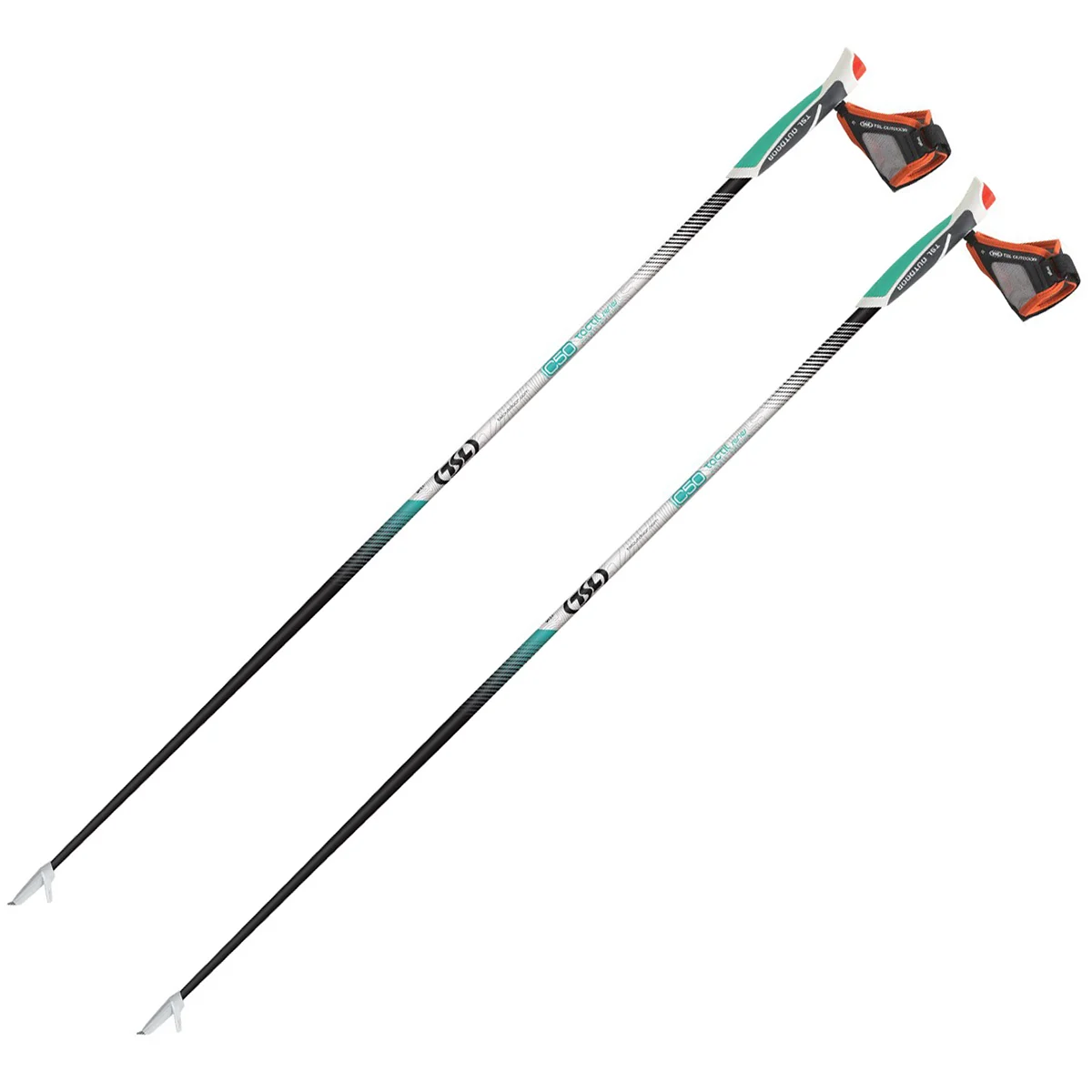 TSL TACTIL C50 SLIM SPIKE Unicolore  - Nordic walking pole