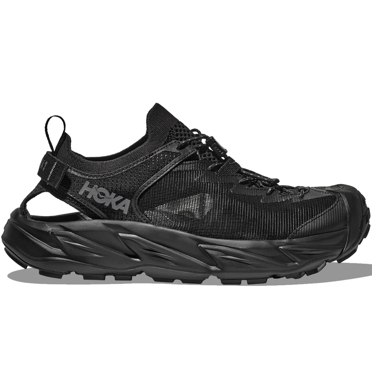 HOKA ONE ONE HOPARA 2 BLACK / BLACK  - Hiking sandal