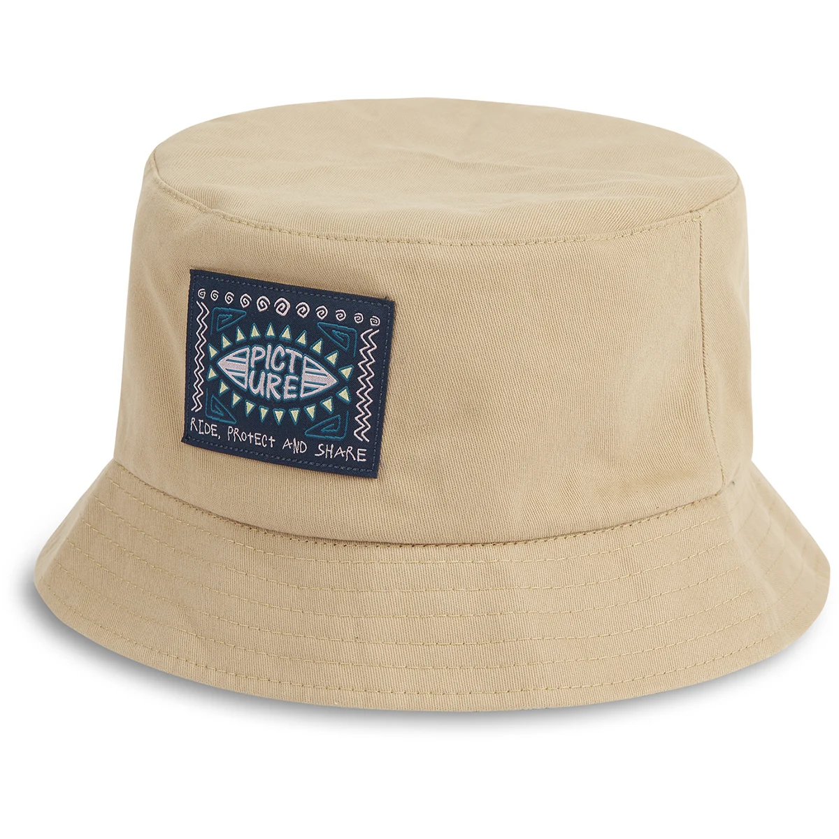 PICTURE OKORI 2IN1 BUCKET DARK STONE TIKI  - Hiking hat