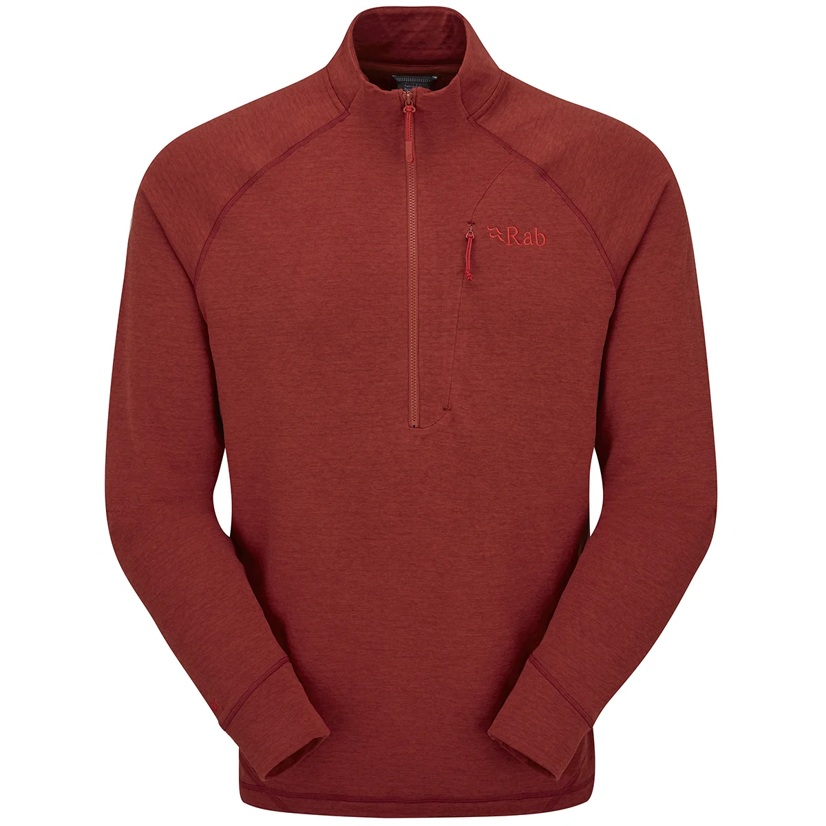RAB NEXUS PULL-ON TUSCAN RED  - Hiking fleece sweatshirt