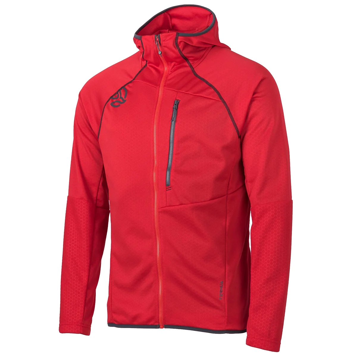TERNUA RAKKER 2.0 HOOD JKT M GOJI BERRY  - Hiking fleece jacket