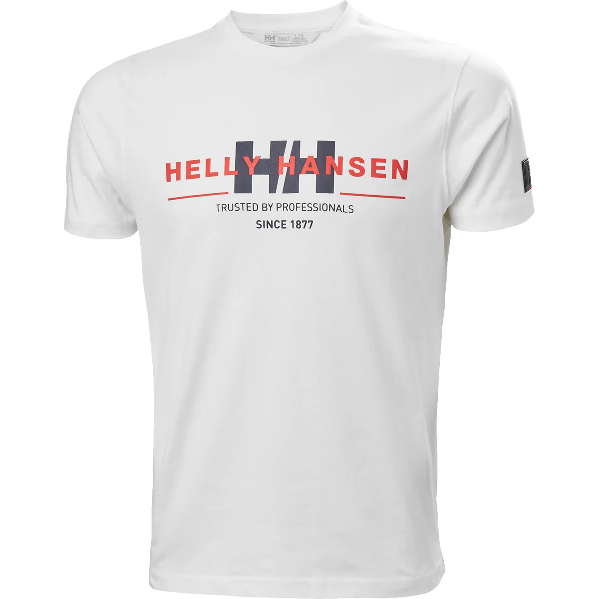 HELLY HANSEN CORE GRAPHIC T WHITE WHITE  - T-shirt