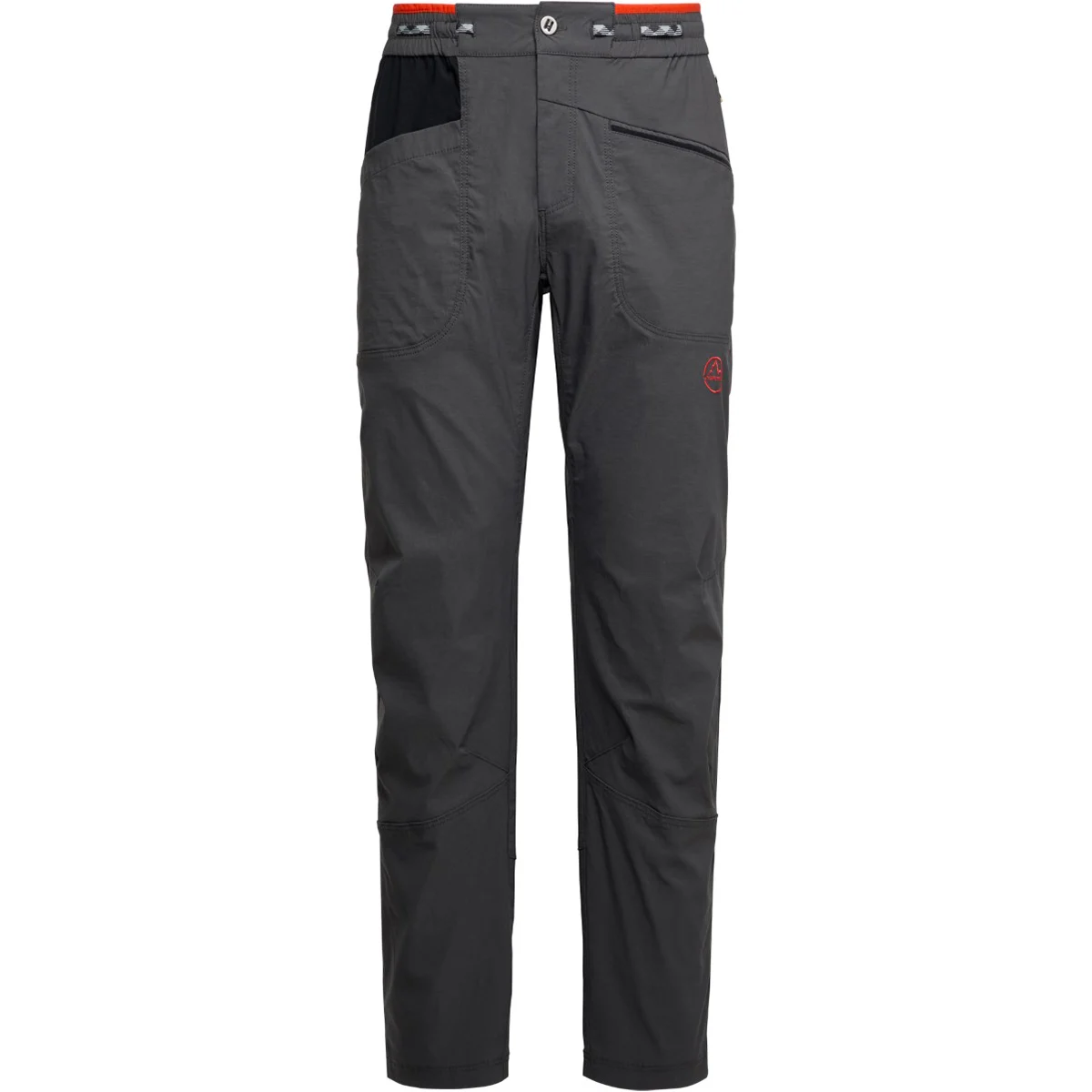 LA SPORTIVA TALUS PANT M CARBON/CHERRY TOMATO  - Climbing trousers