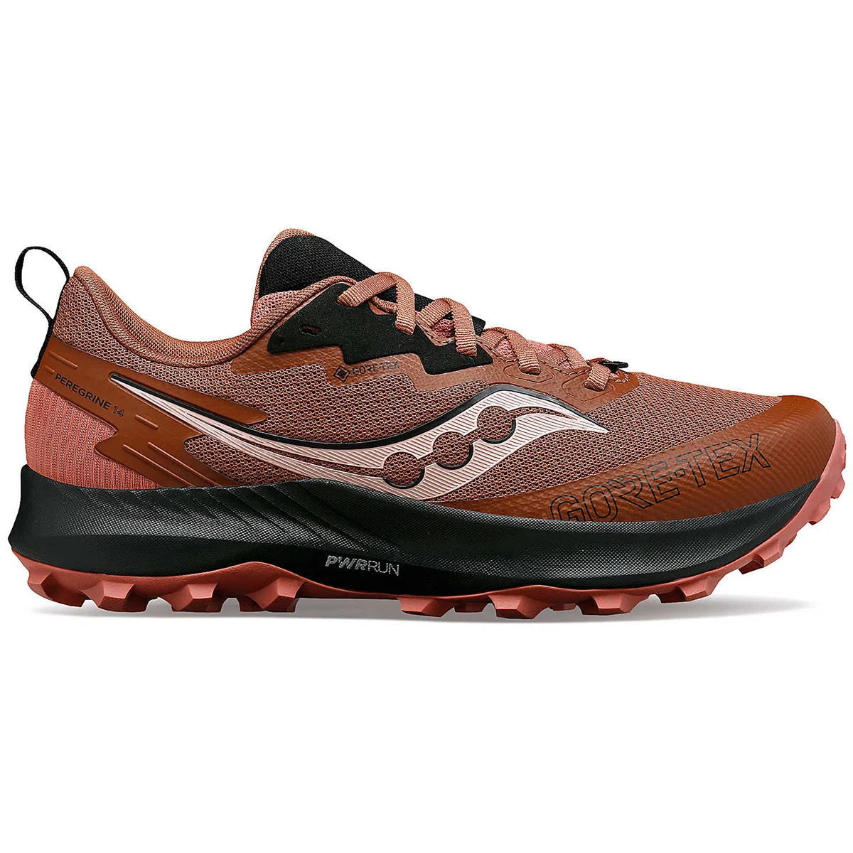 SAUCONY PEREGRINE 14 GORE-TEX W CLOVE/BLACK  - Trail running shoes