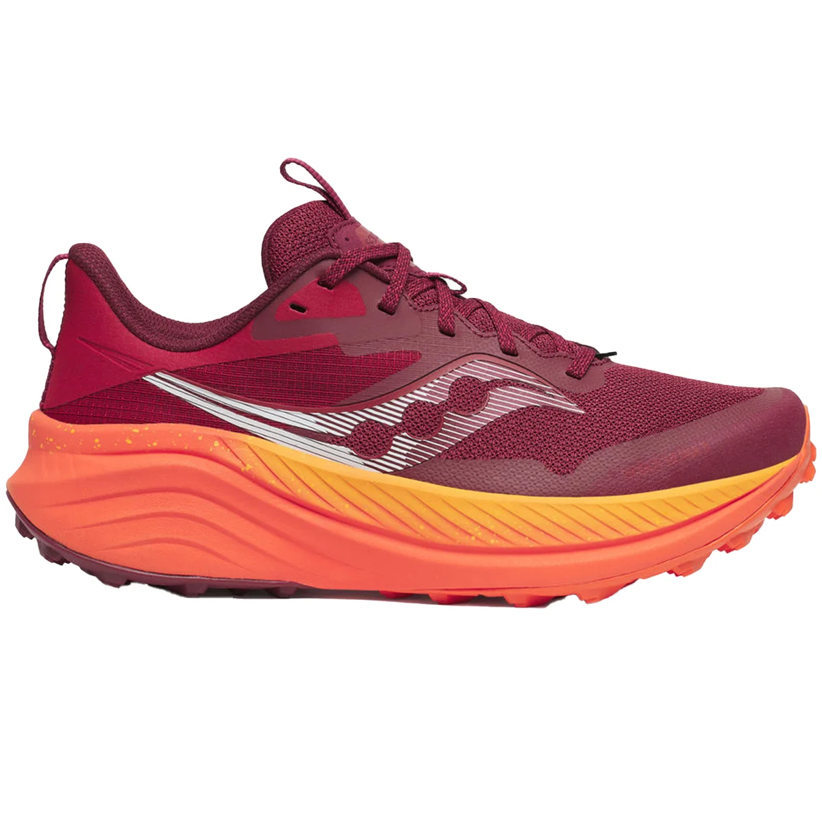SAUCONY XODUS ULTRA 3 W CURRANT/PEPPER  - Trail running shoes