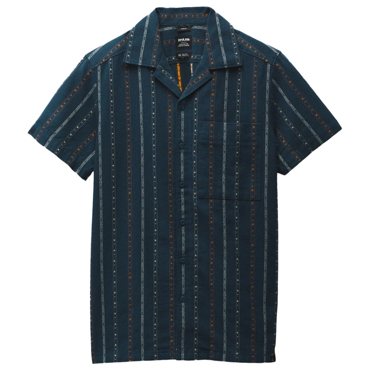 PRANA MANTRA HERITAGE SHIRT STORMY NIGHT  - Shirt