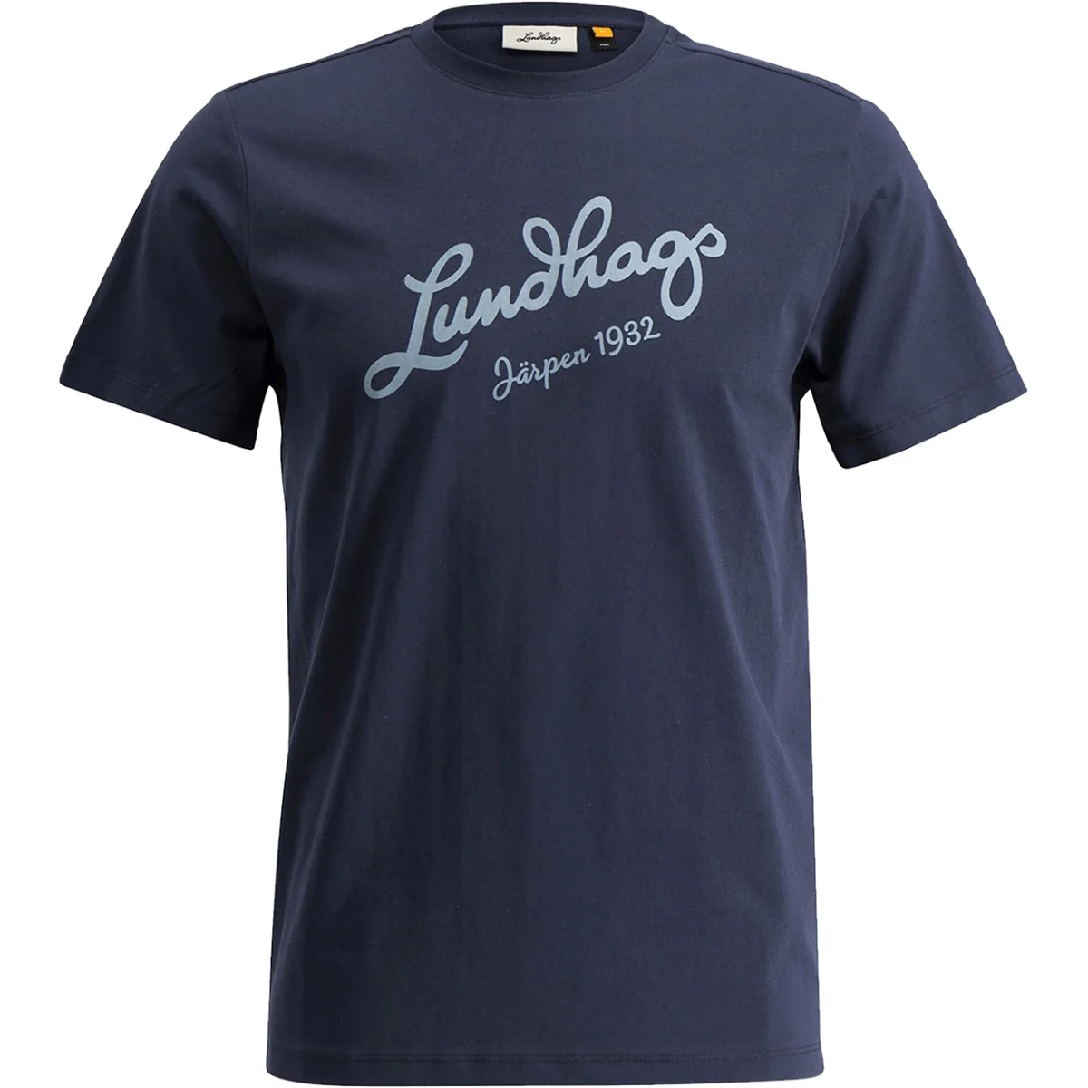 LUNDHAGS JÄRPEN LOGO T-SHIRT M DEEP BLUE  - T-shirt