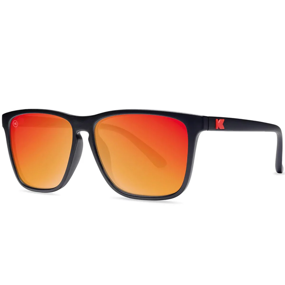 KNOCKAROUND FAST LANES MATTE BLACK / RED SUNSET  - Lifestyle sunglasses
