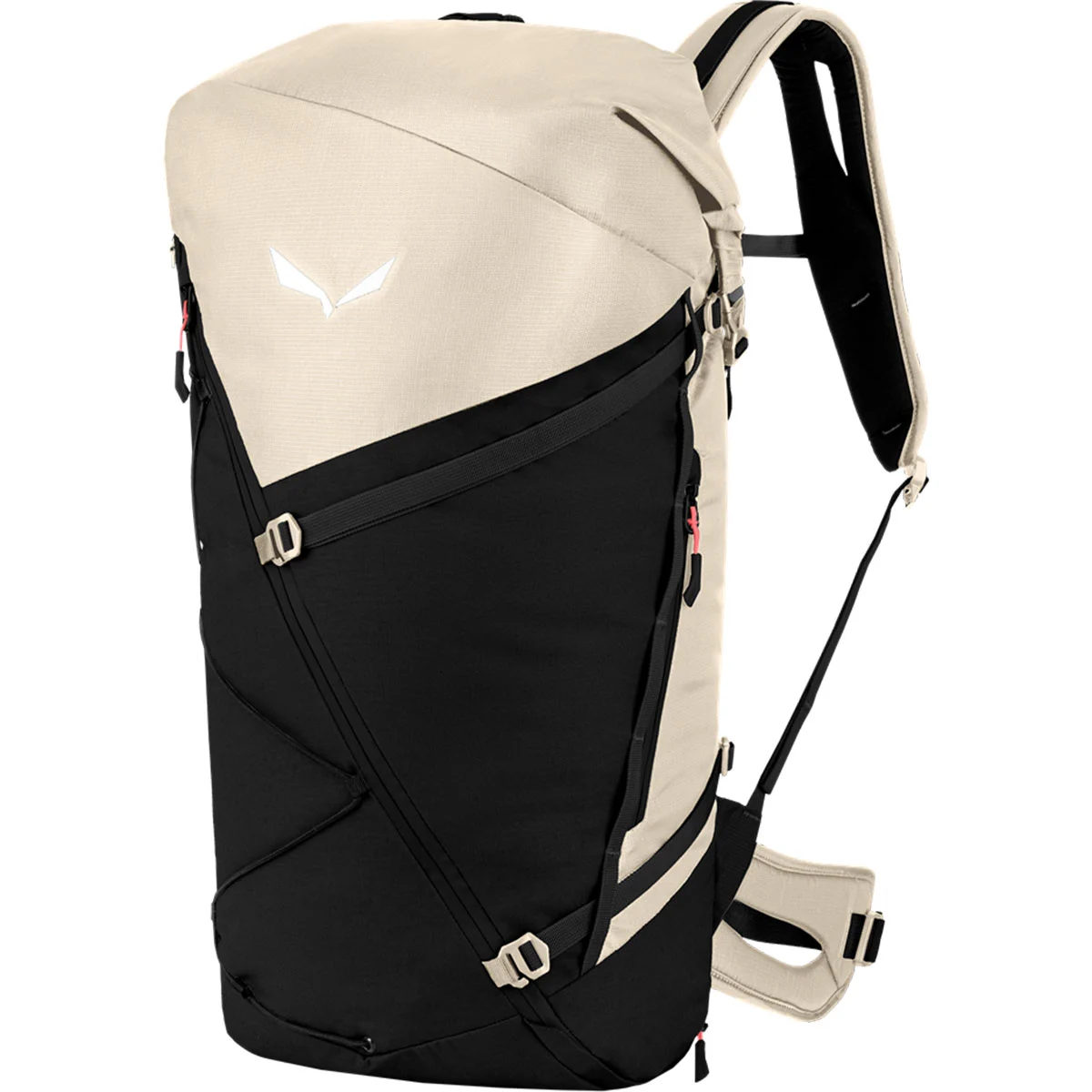 SALEWA PUEZ 32+5L W BP BLACK OUT/OATMEAL  - Hiking backpack
