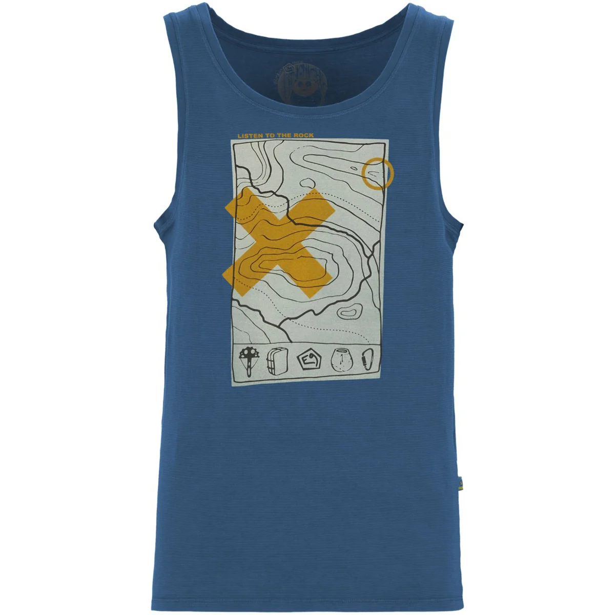 E9 1PLACE TANK TOP KINGFISHER  - Climbing vest top