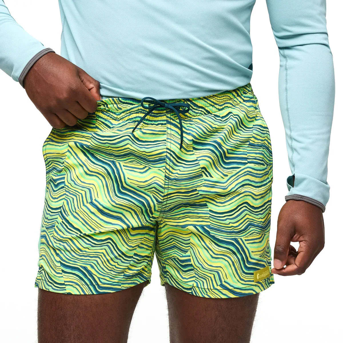COTOPAXI BRINCO 5 SHORT PRINT PARAKEET/ABYSS  - Board shorts