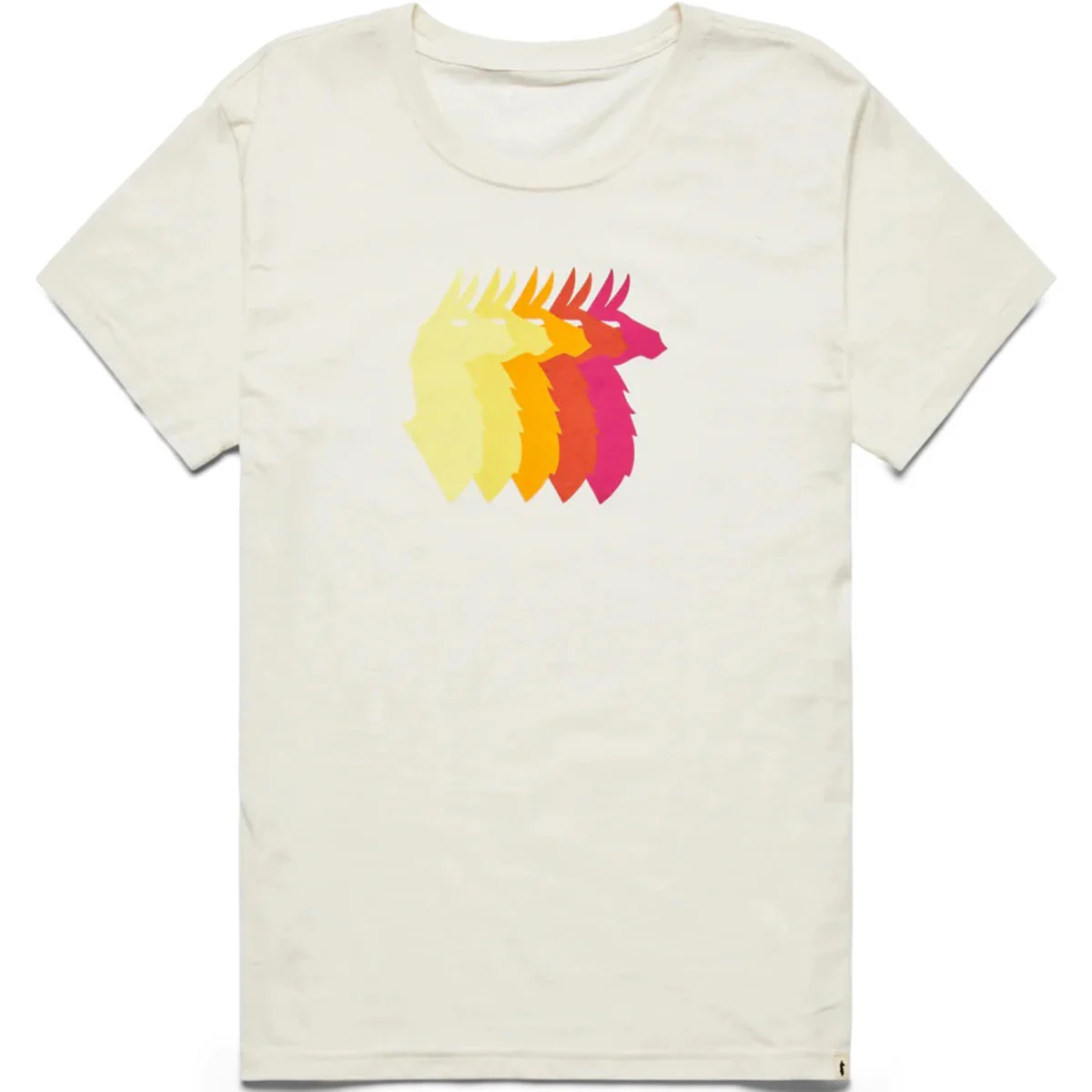 COTOPAXI W LLAMA SEQUENCE ORGANIC T-SHIRT BONE  - T-shirt