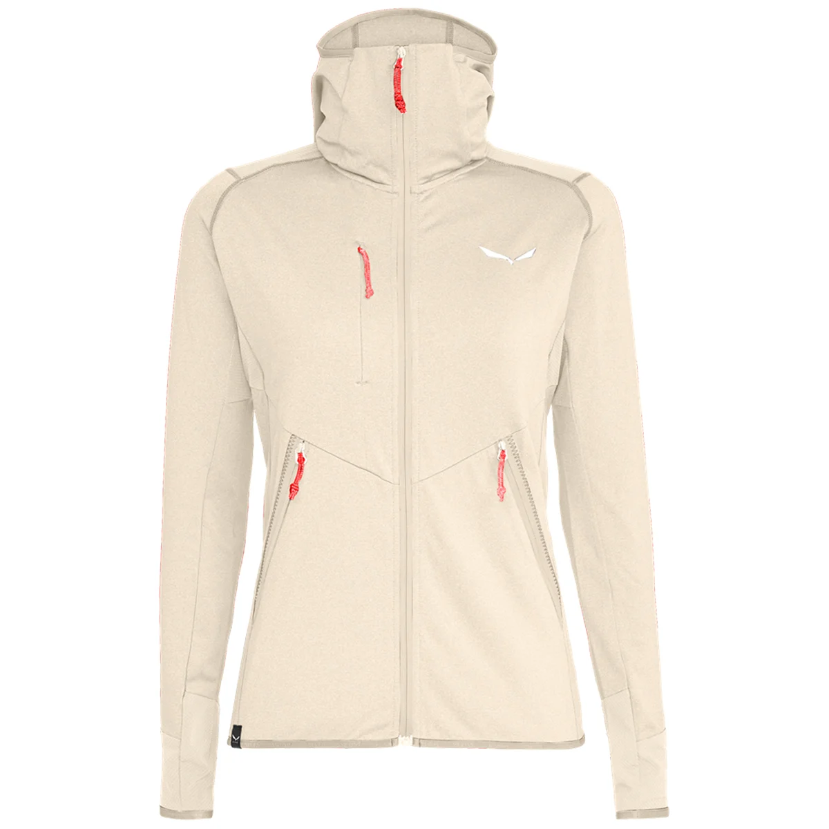 SALEWA AGNER HYBRID PL/DST W OATMEAL MELANGE  - Hiking fleece jacket