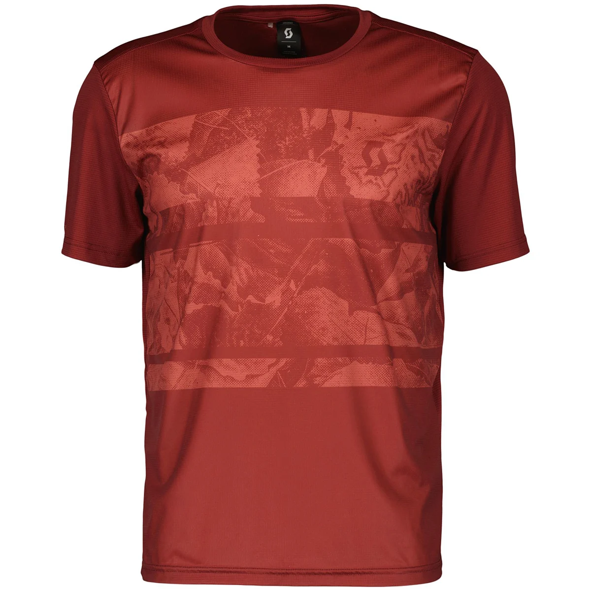 SCOTT SHIRT M'S TRAIL FLOW SS WOOD RED/DUSK RED  - Mountain bike jersey
