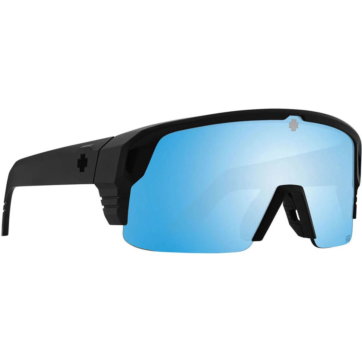 SPY MONOLITH 5050 MATTE BLACK HAPPY BOOST POLAR ICE BLUE MIRROR  - Sport sunglasses