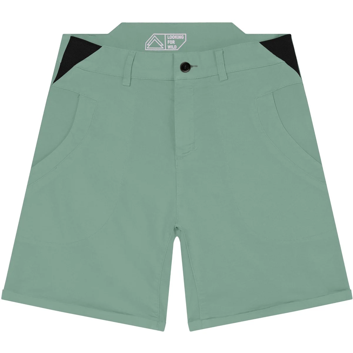 LOOKING FOR WILD BAVELLA SHORT W GRANIT GREEN  - Climbing shorts