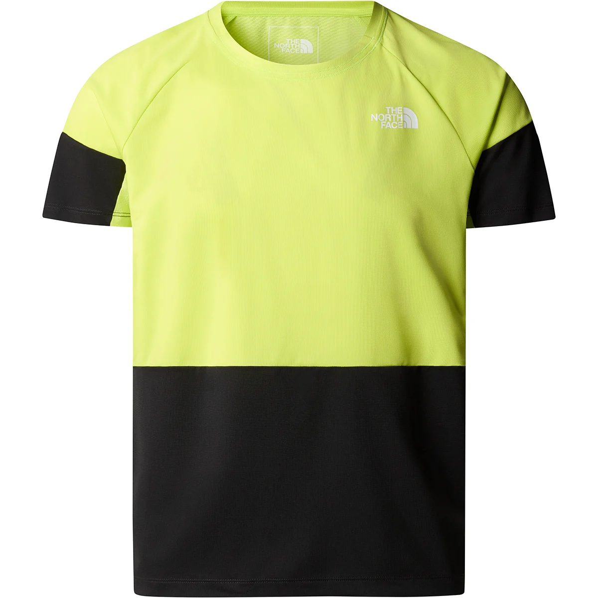 THE NORTH FACE M BOLT TECH TEE FIZZ LIME/TNF BLACK  - Hiking T-shirt
