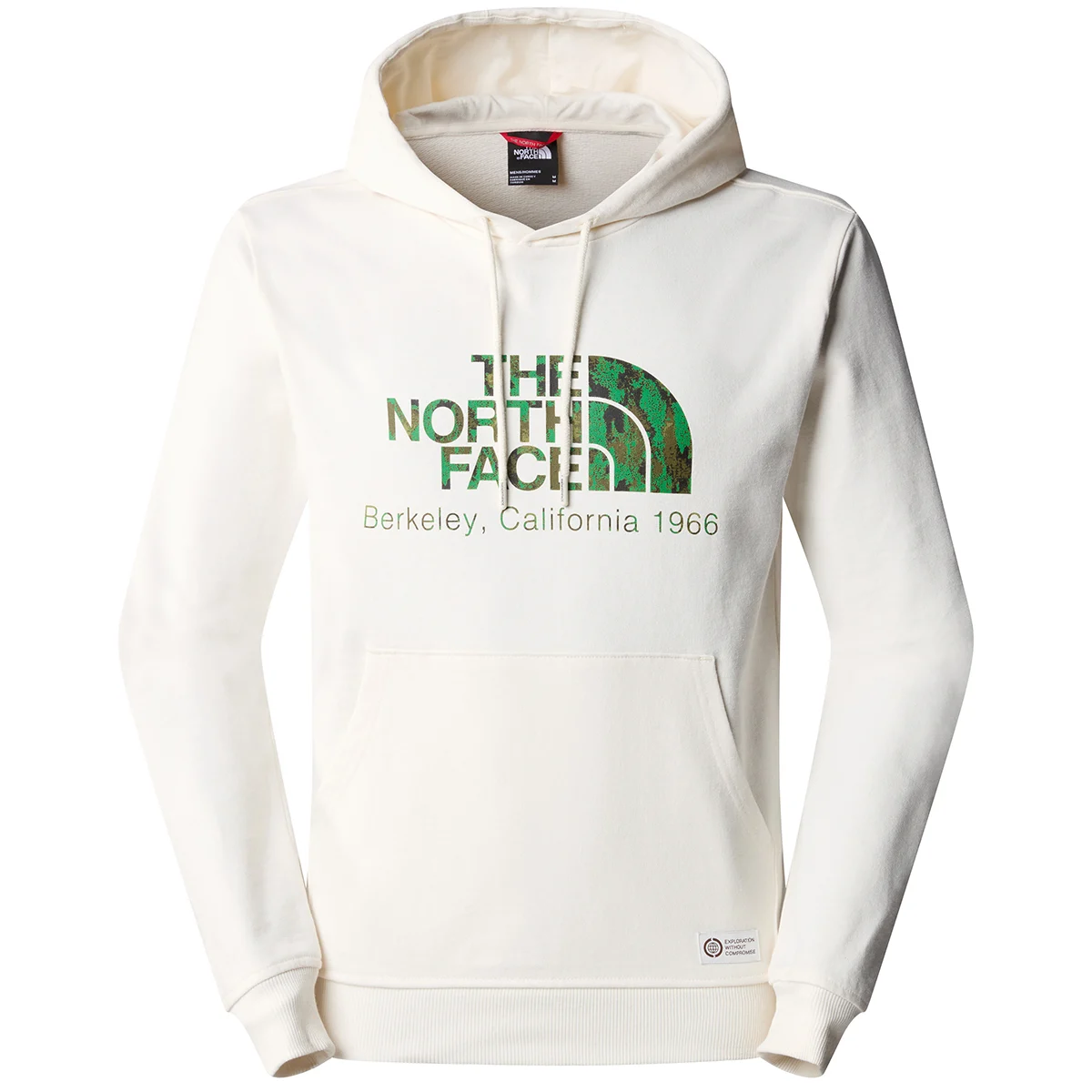 THE NORTH FACE M BERKELEY CALIFORNIA HOODIE WHITE DUNE  - Sweatshirt