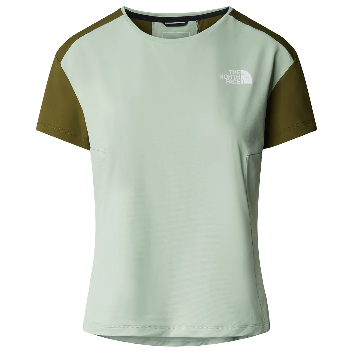 THE NORTH FACE W VALDAY TEE MISTY SAGE/FOREST OLIVE  - Hiking T-shirt