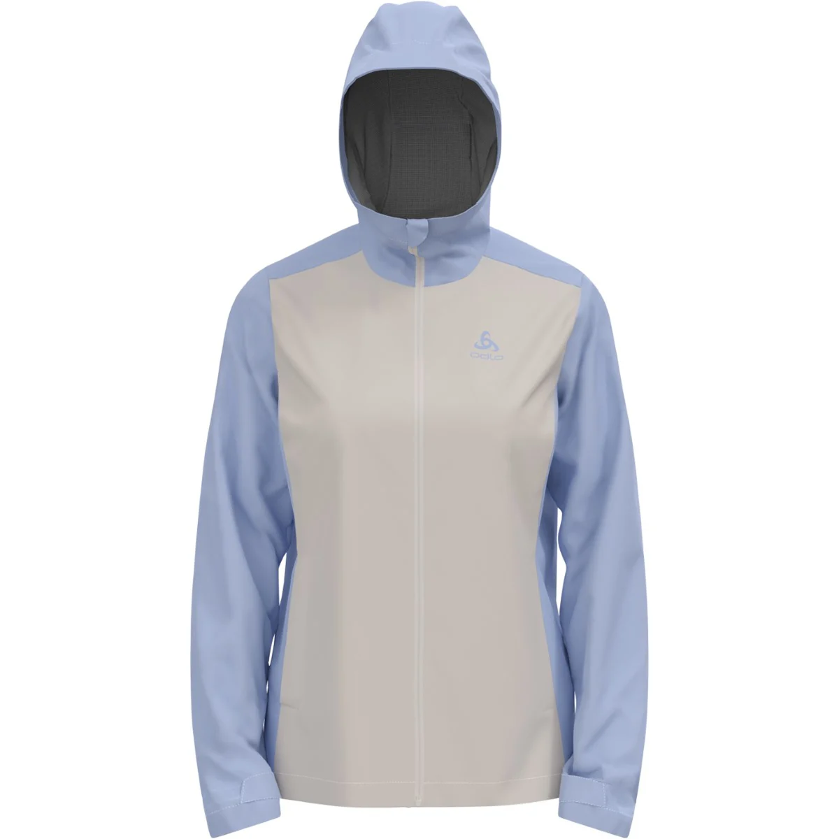 ODLO W AEGIS 2.5L WATERPROOF JACKET HARDSHELL BLUE HERON/SILVER CLOUD  - Hiking jacket