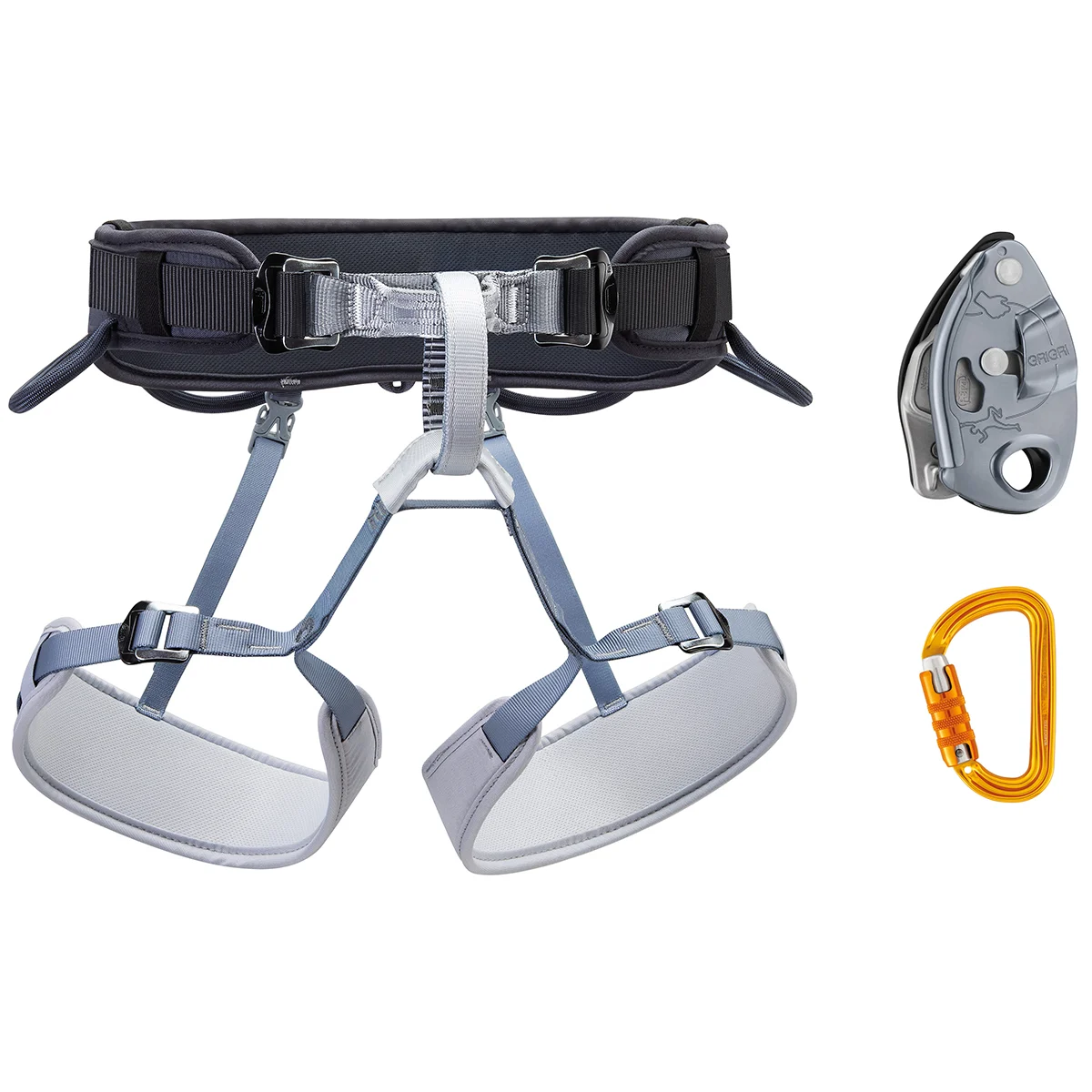 PETZL KIT CORAX SM'D TL GRIGRI GRIS  - Climbing harness