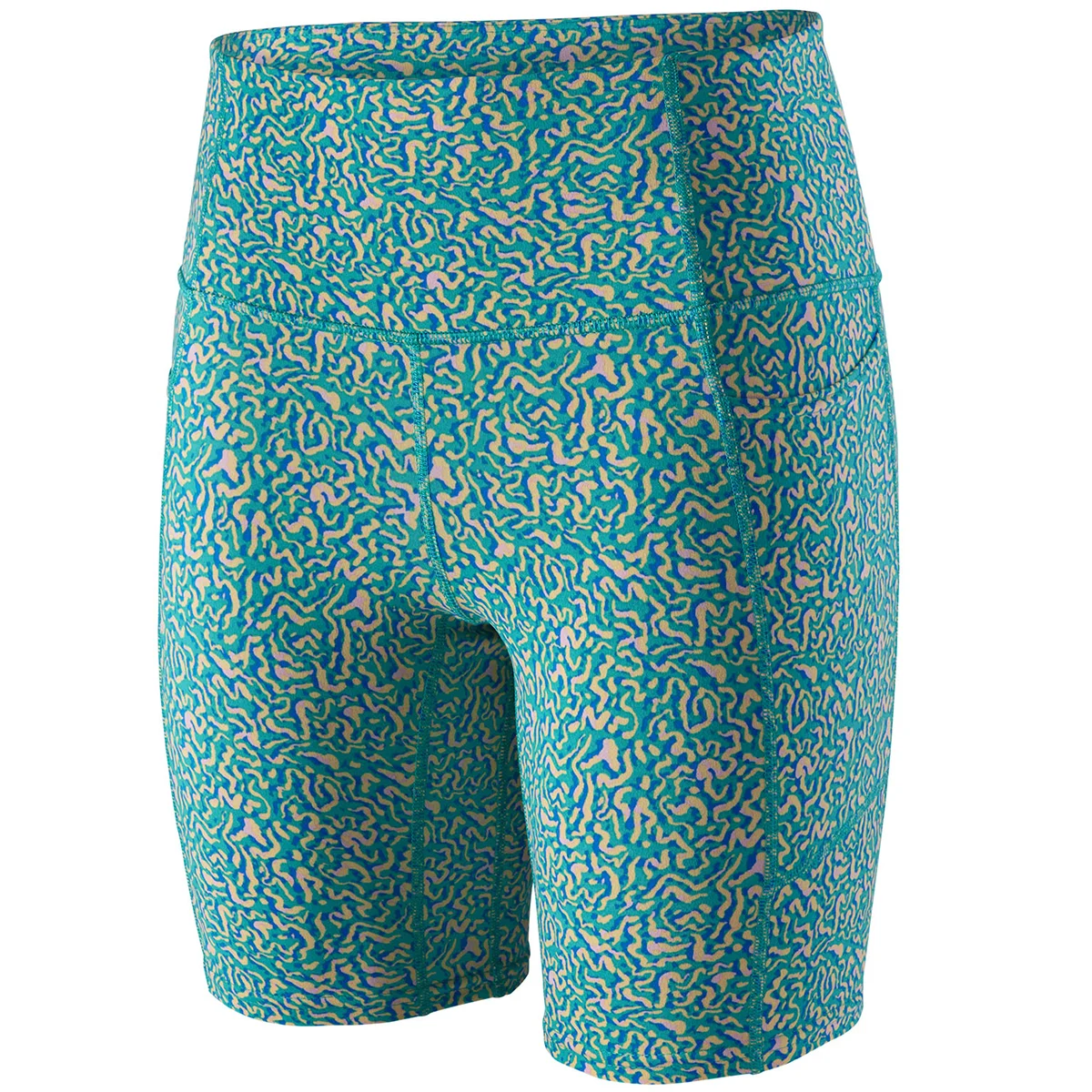 PATAGONIA W'S MAIPO SHORTS 8 IN SEA TEXTURE: SUBTIDAL BLUE  - Hiking shorts