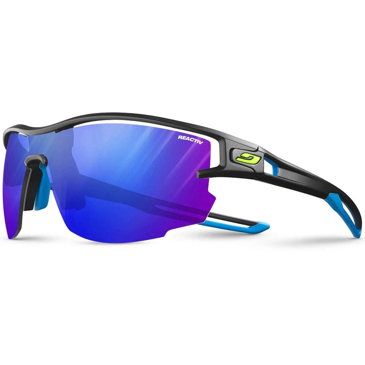 JULBO AERO NOIR/BLEU - Cycling sunglasses