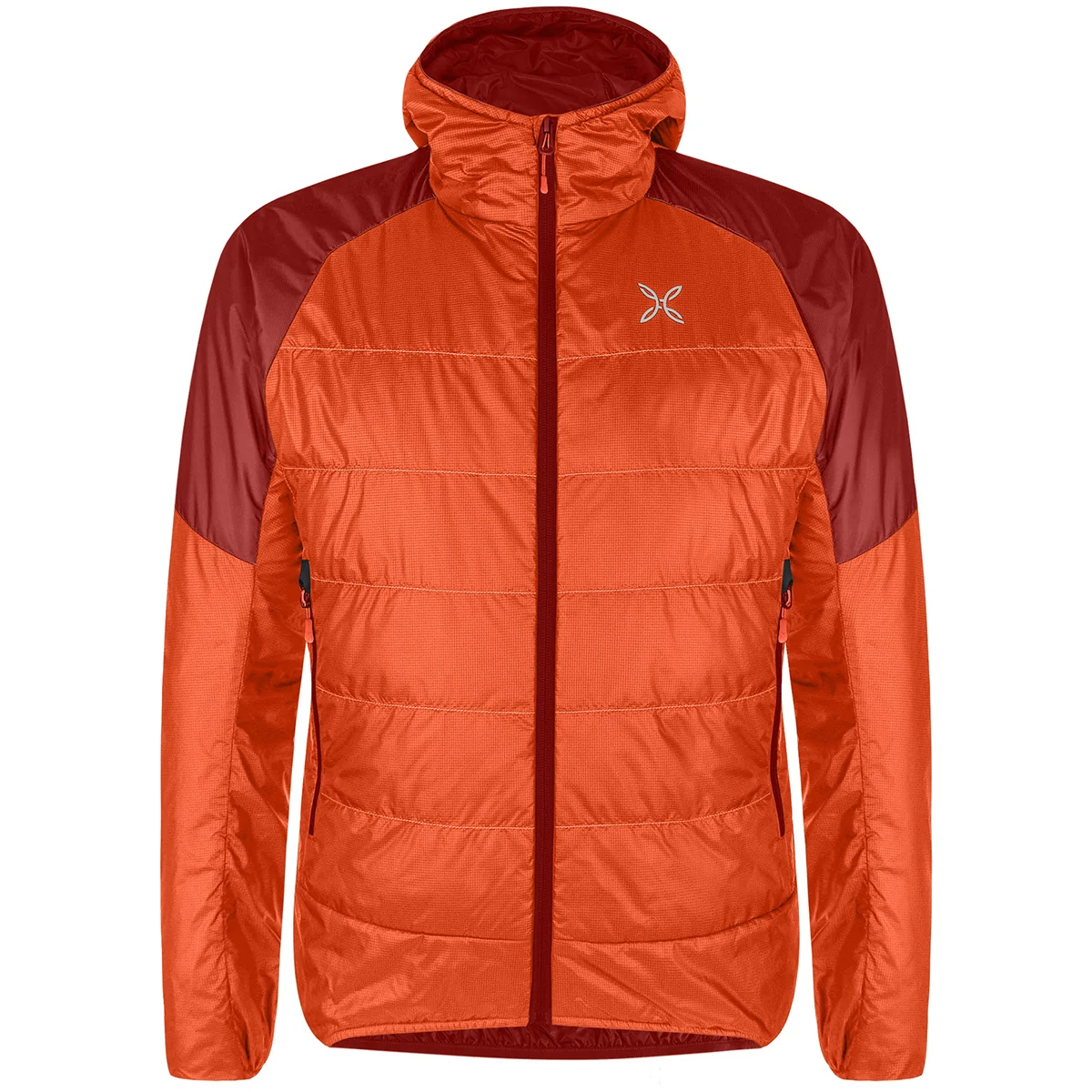 MONTURA ALLTRACK 2 JACKET ARANCIO BRILLANTE/TOBACCO  - Mountaineering down jacket