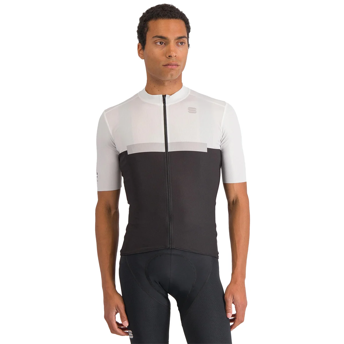 SPORTFUL PISTA JERSEY WHITE BLACK  - Cycling jersey