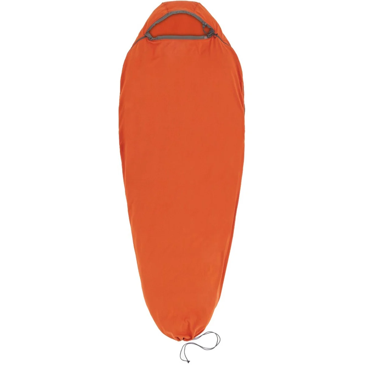 SEA TO SUMMIT REACTOR FLEECE SLEEPING BAG LINER MUMMY W/ DRAWCORD COMPACT RED  - Sleeping bag liner