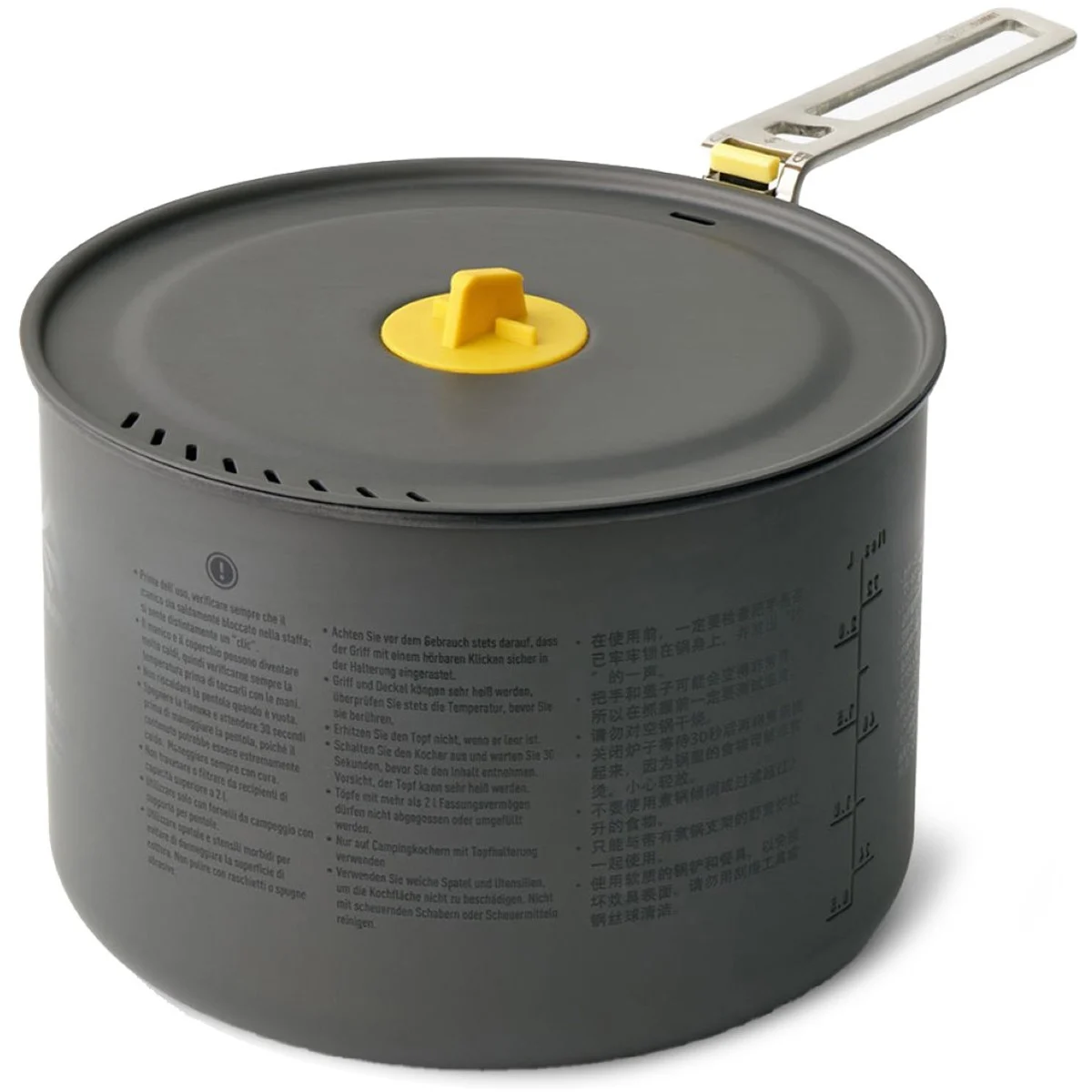 SEA TO SUMMIT FRONTIER UL POT 3L GREY  - Camp cookware