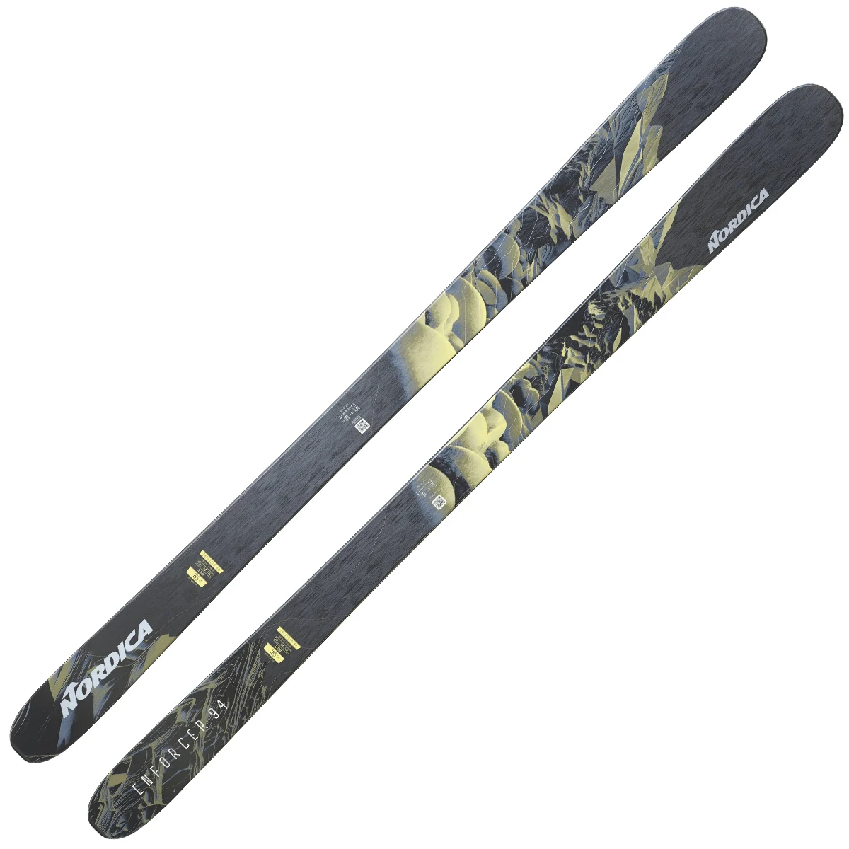 NORDICA ENFORCER 94 NOIR/JAUNE/BLEU  - Alpine ski