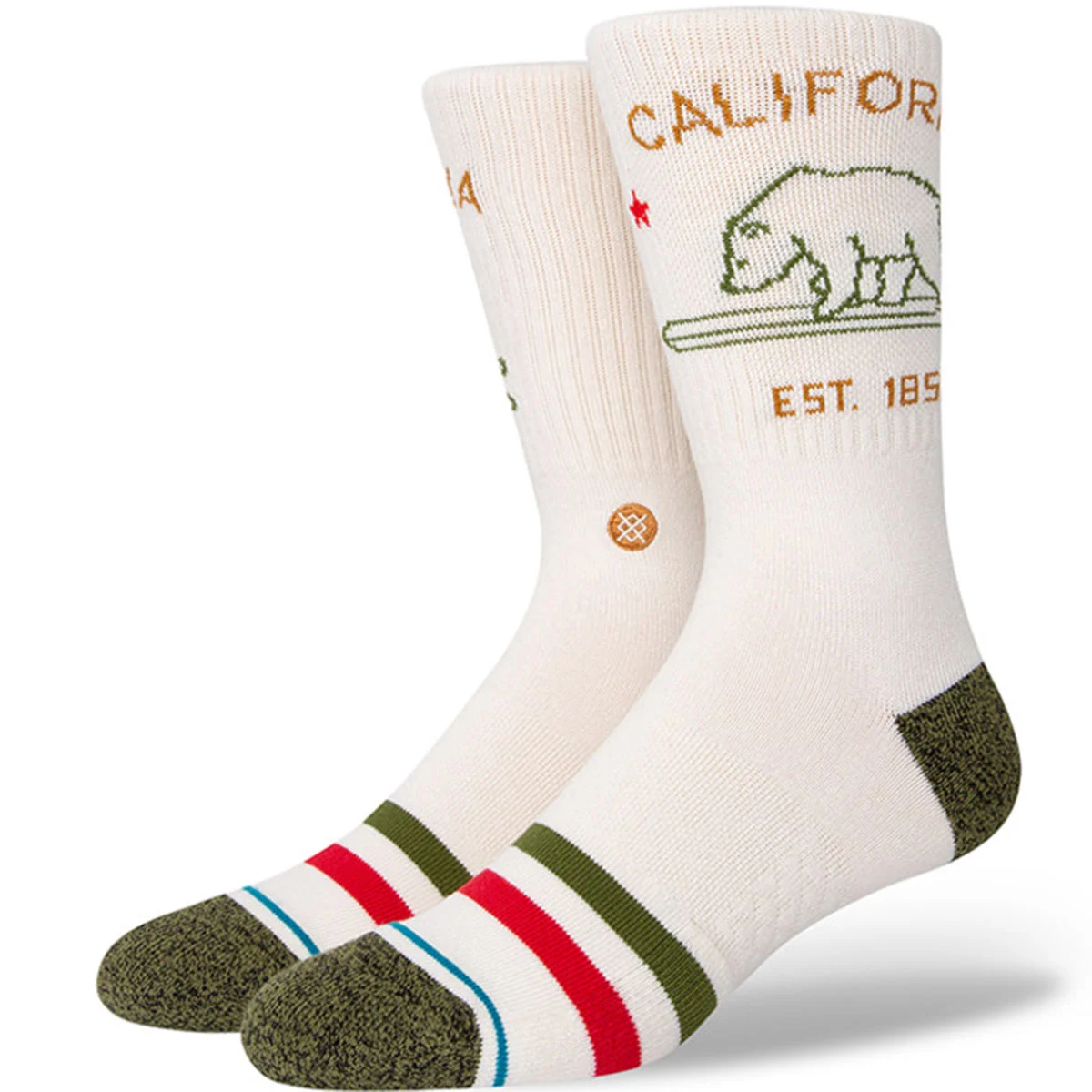 STANCE CALIFORNIA REPUBLIC 2 OFFWHITE  - Socks