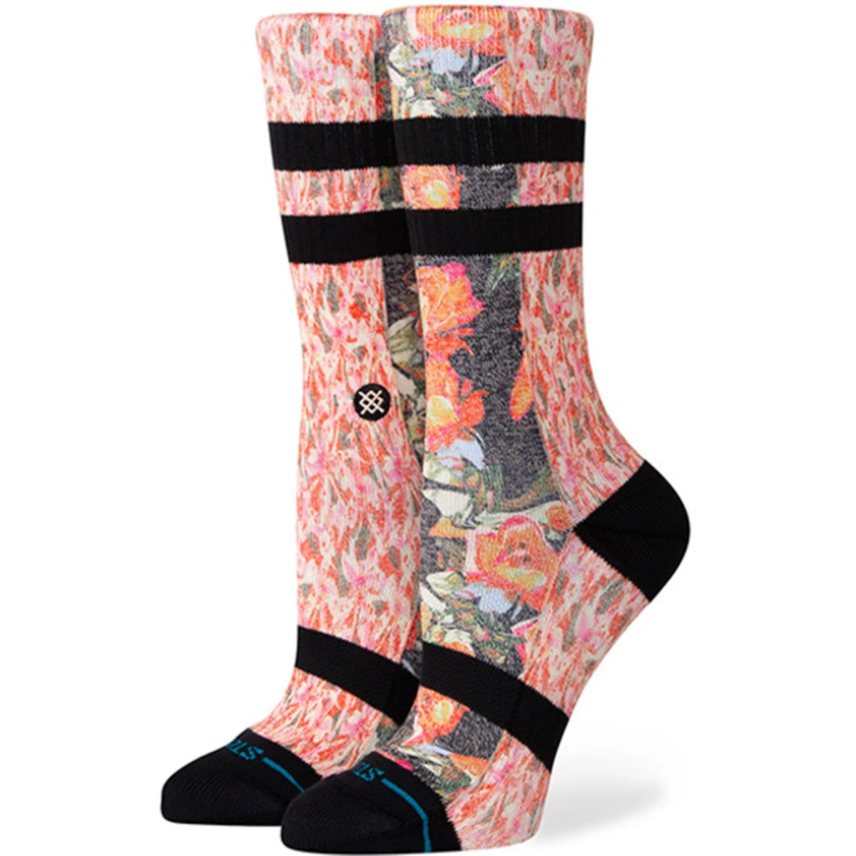 STANCE SPLIT CREW BLACK  - Socks