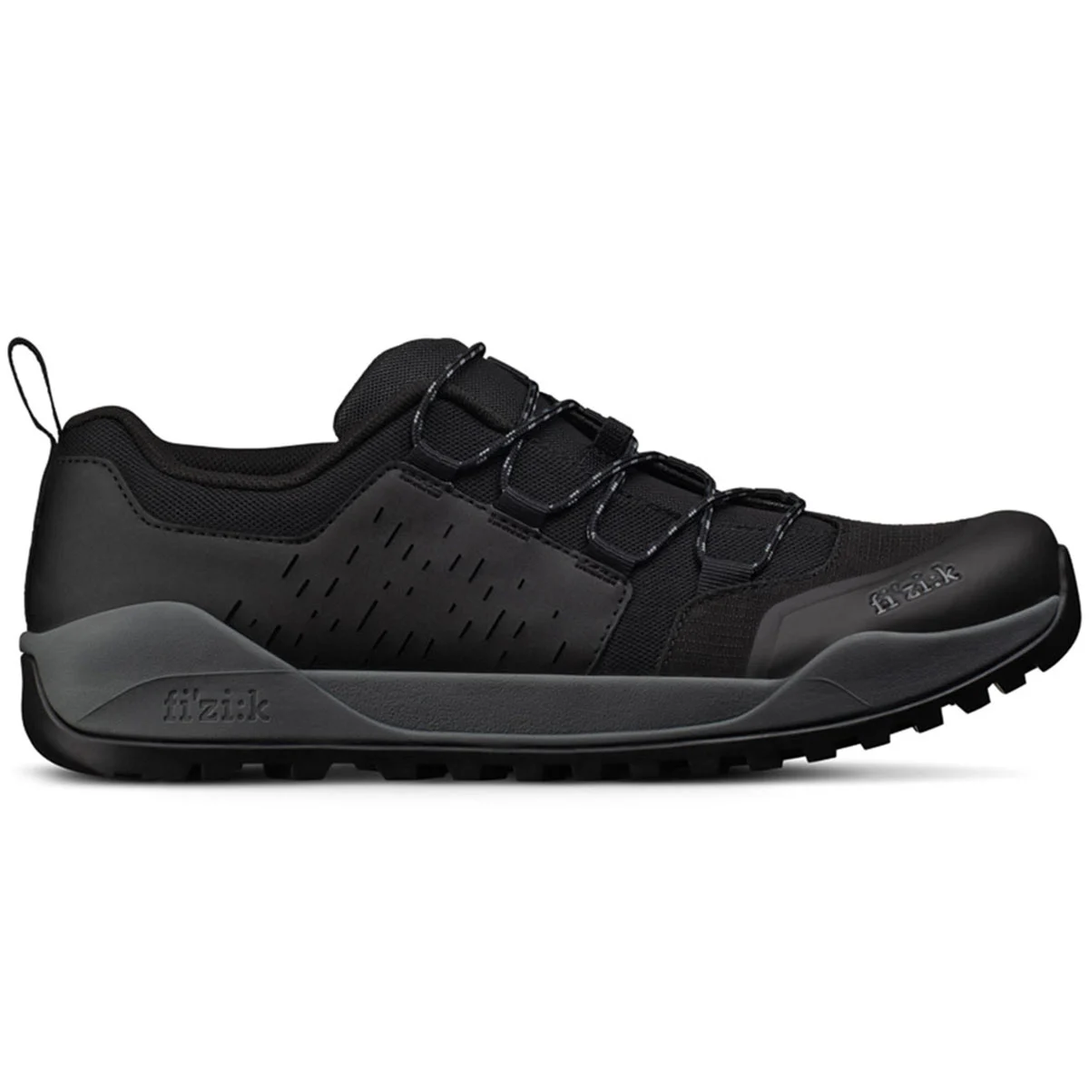 FIZIK TERRA ERGOLACE X2 FLAT BLACK/BLACK  - Clipless mountain bike shoe