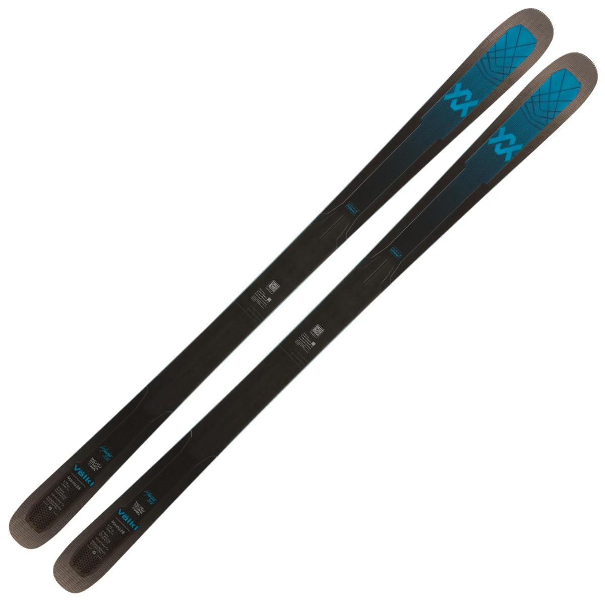VOLKL MANTRA 88 BLACK/TEAL  - Alpine ski