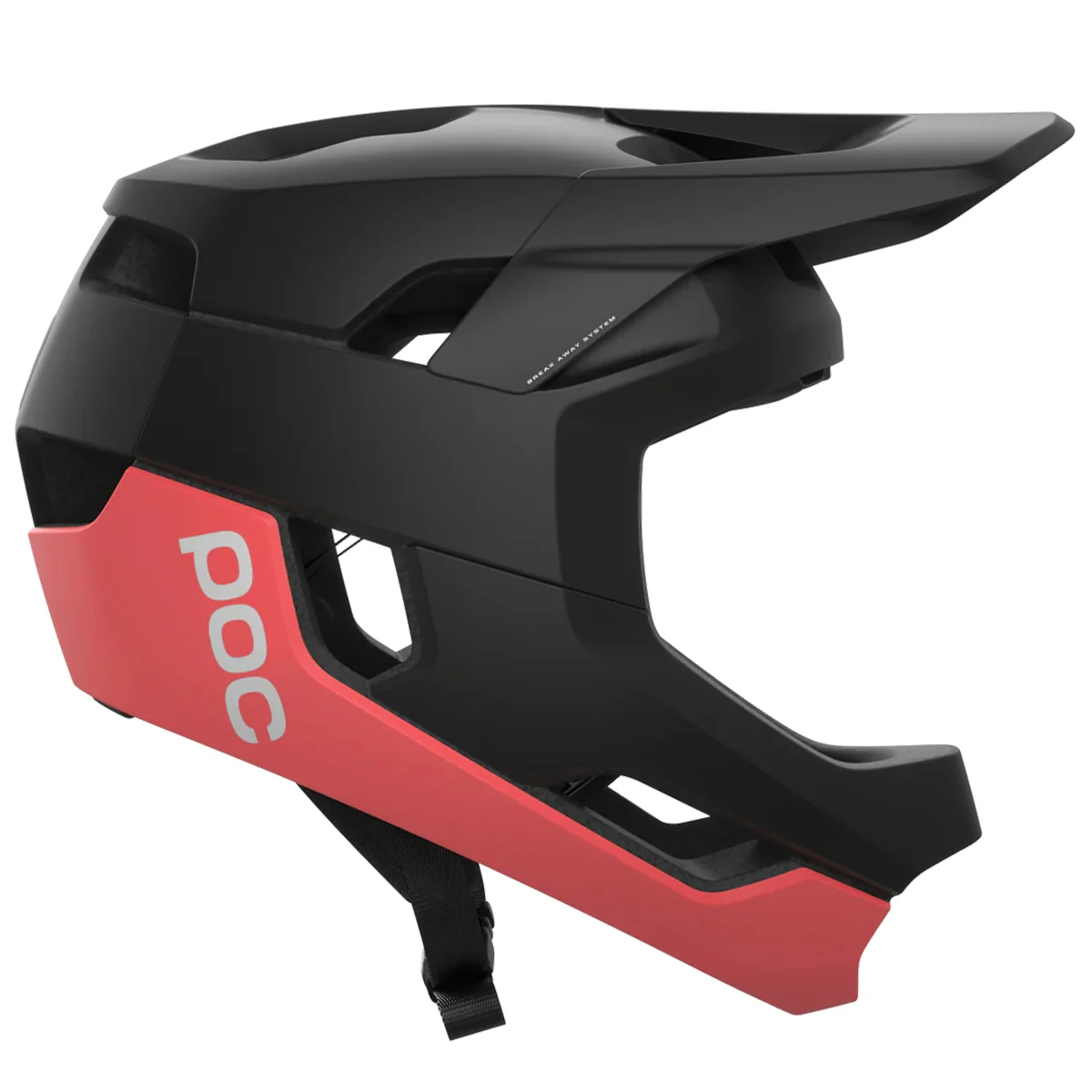 POC OTOCON URANIUM URANIUM BLACK/AMMOLITE CORAL MATT  - Mountain bike helmet