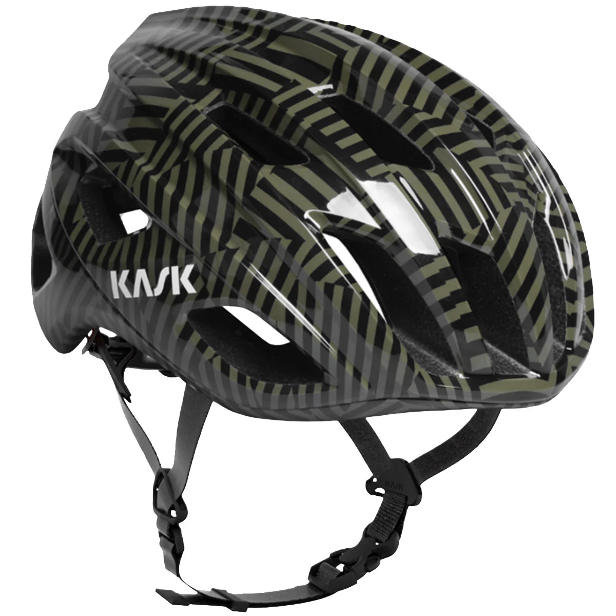 KASK MOJITO CUBE WG11 CAMO BLACK/OLIVE  - Bike helmet