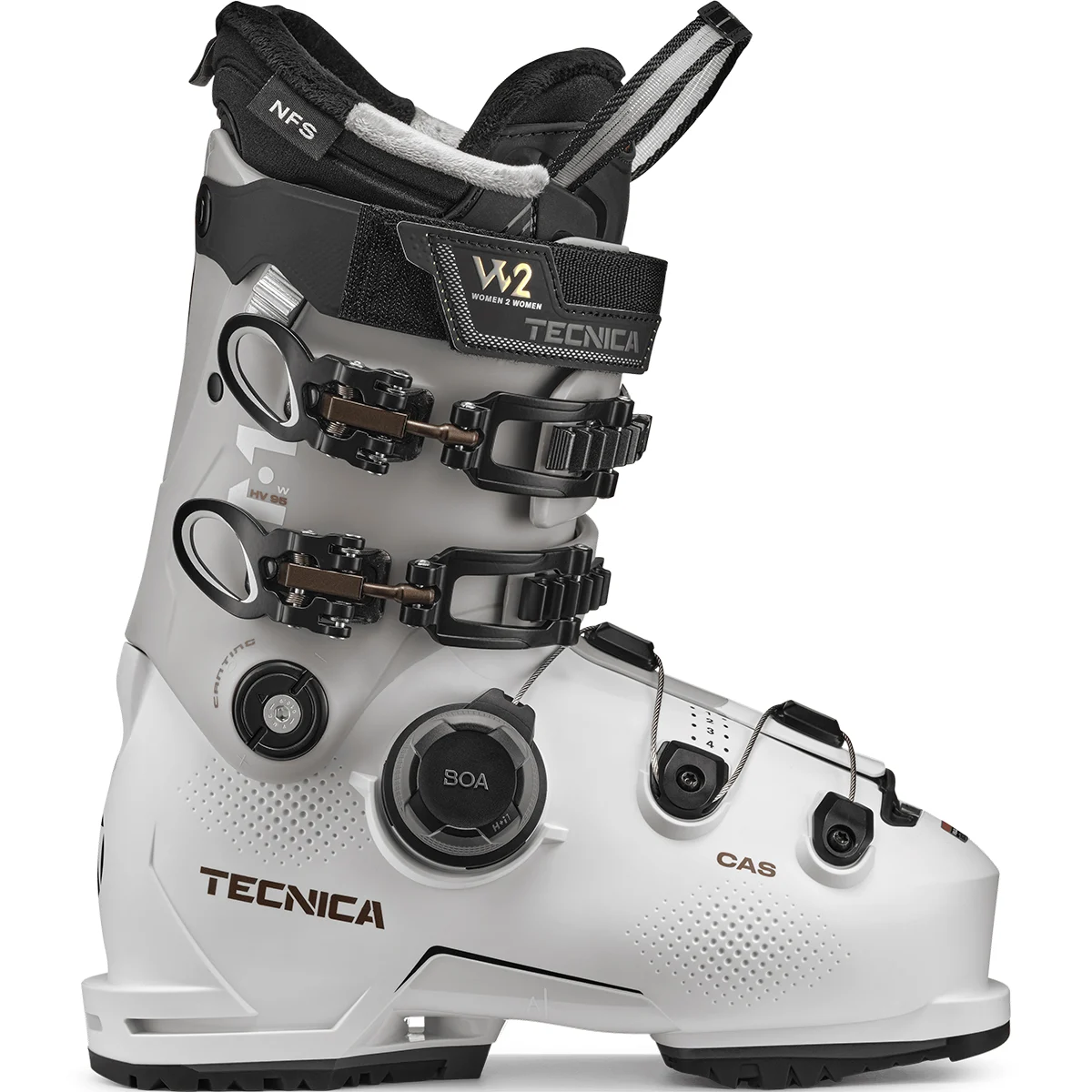 TECNICA MACH BOA HV 95 W GW COLD WHITE  - Alpine ski boots