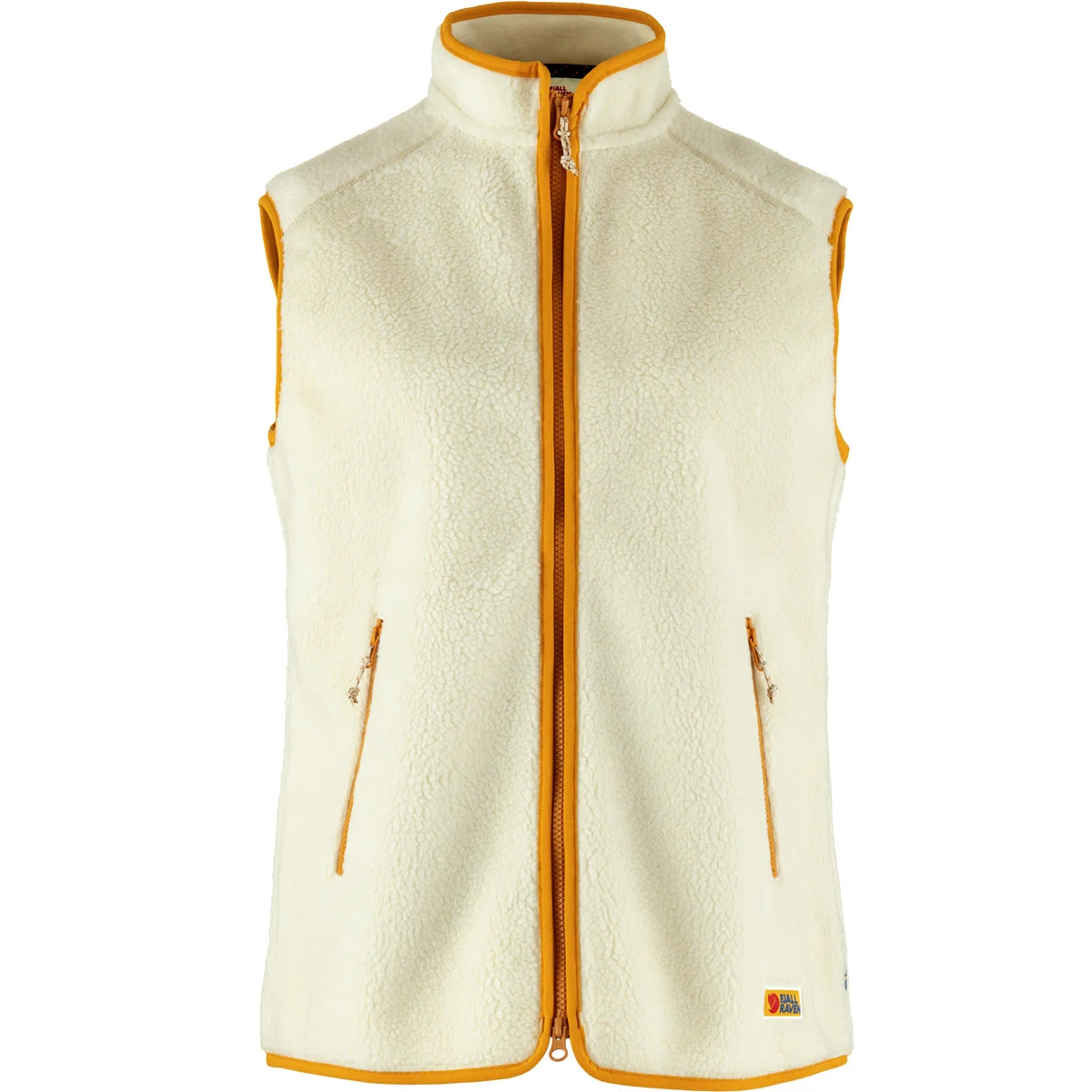 FJALLRAVEN VARDAG PILE FLEECE VEST W CHALK WHITE  - Hiking fleece jacket