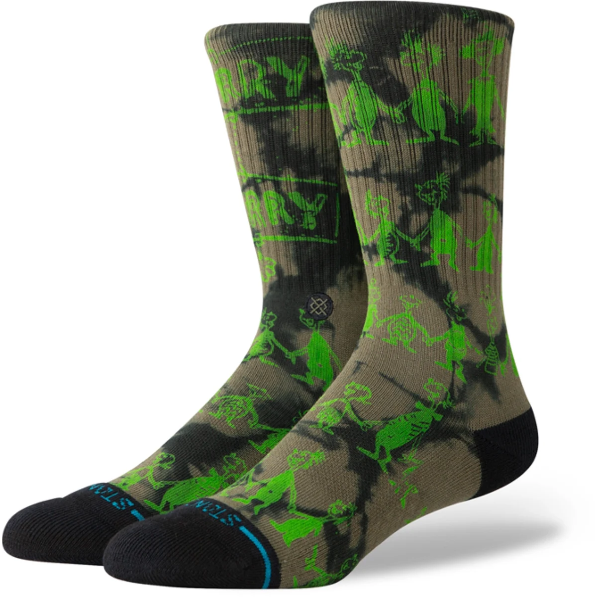 STANCE DOWN IN WHOVILE CREW BLACK  - Socks