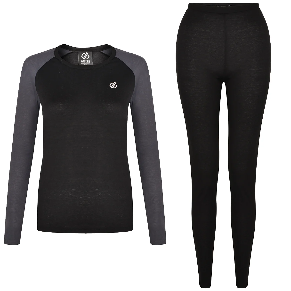 DARE 2B WOMENS EXCHANGE III BASELAYER SET BLACK/EBONY  - Thermal set