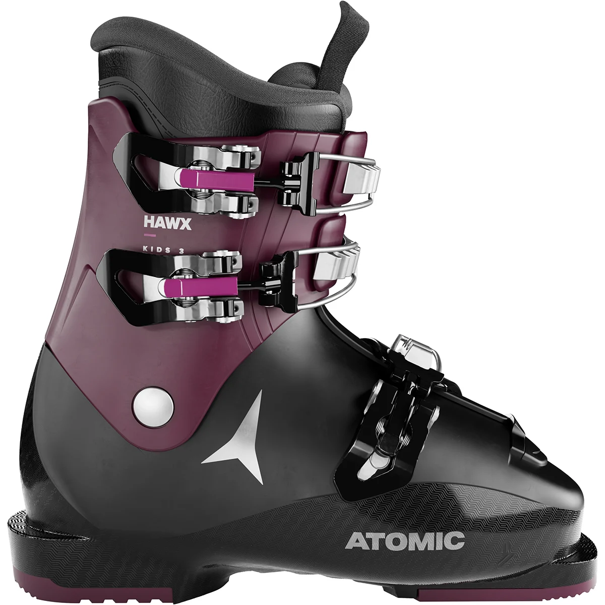 ATOMIC HAWX KIDS 3 BLACK/VIOLET  - Alpine ski boots