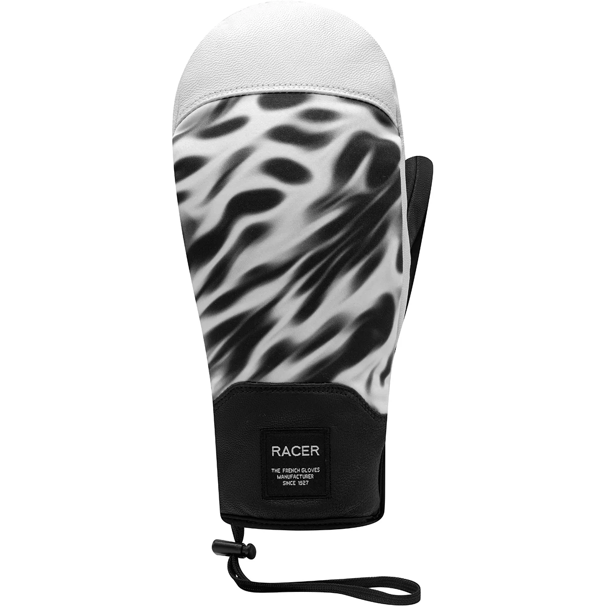 RACER AFM PRO MODEL 5 W BLACK WHITE  - Ski mittens