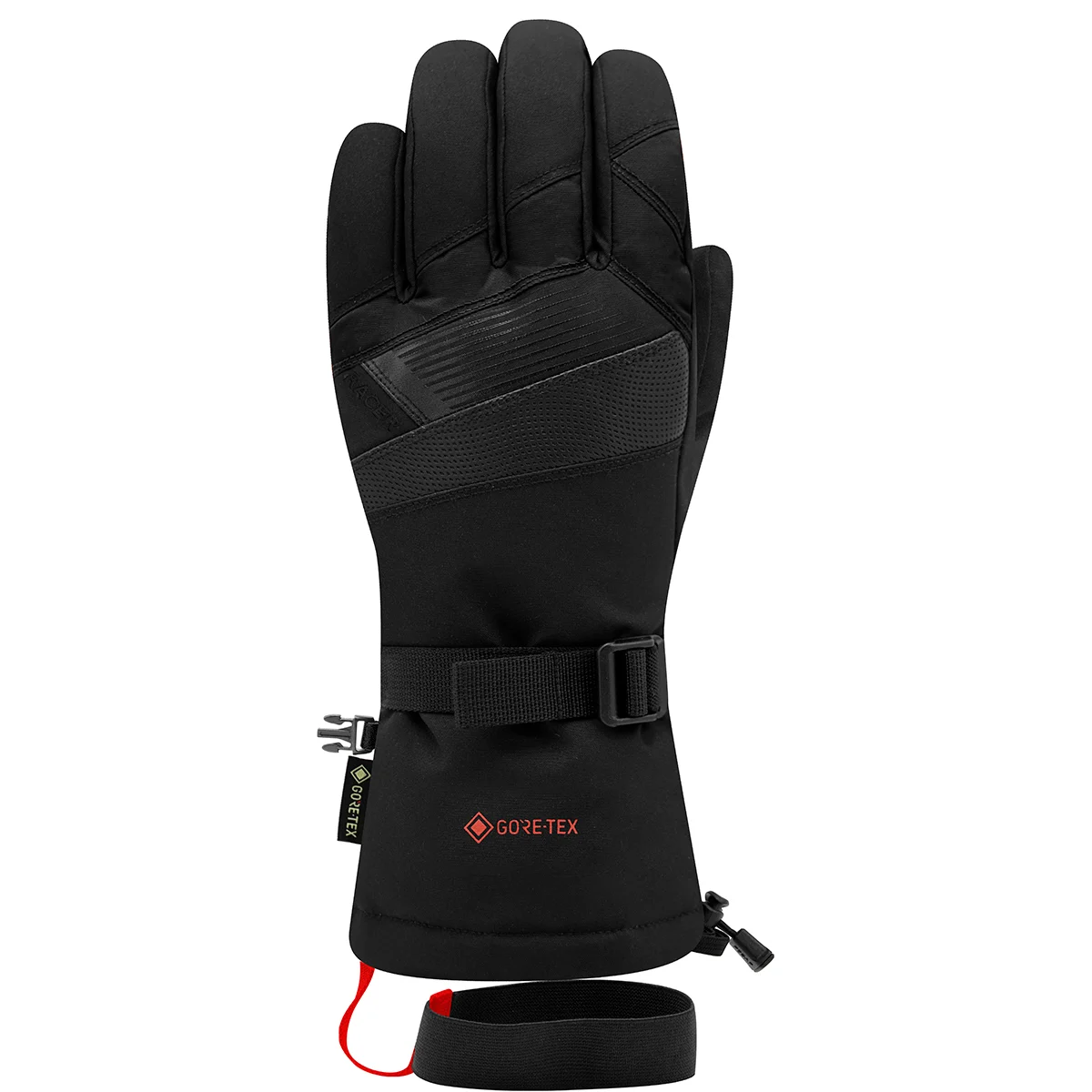 RACER GRAVEN 6 GTX BLACK BLACK  - Ski gloves