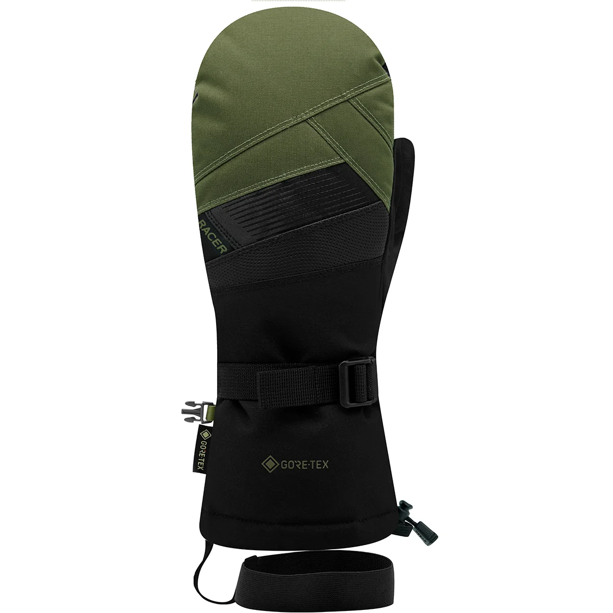 RACER MOVEN 6 GTX BLACK GREEN  - Ski mittens