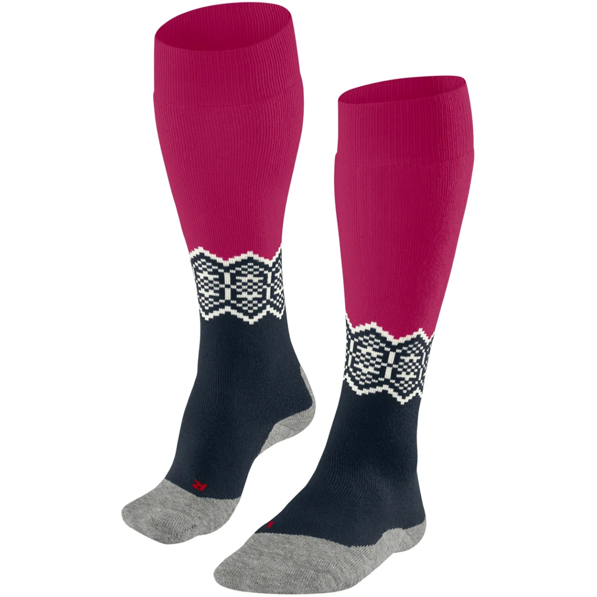 FALKE SK2 INTERMEDIATE W SPACE BLUE  - Ski socks